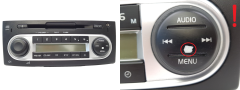 Radio Cd Mp3 Player Mitsubishi Colt 8701A239 DY-1ME9U24N-T 1347