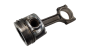 Piston Connecting Rod 7701475074 120A18443R Renault 26mm 1.5 dci K9K820