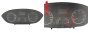 Speedometer/Instrument Cluster Ducato Boxer Jumper 1358173080 Fiat 49980
