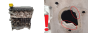 Engine K9KB702 K9K702 1.5 dCi Renault Kangoo Clio 2 S79