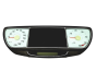 Speedometer/Instrument Cluster 1499140080 Phedra C8 807 Ulysse PSA 41393