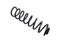 Coil Spring Rear 8200276539 Renault Megane 2