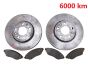 Brake Discs Front Renault Trafic 3 Vivaro 2 NV300 402066352R 6000km