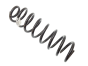 Coil Spring Rear Renault Megane 2 Scenic 2 8200376592 New Original