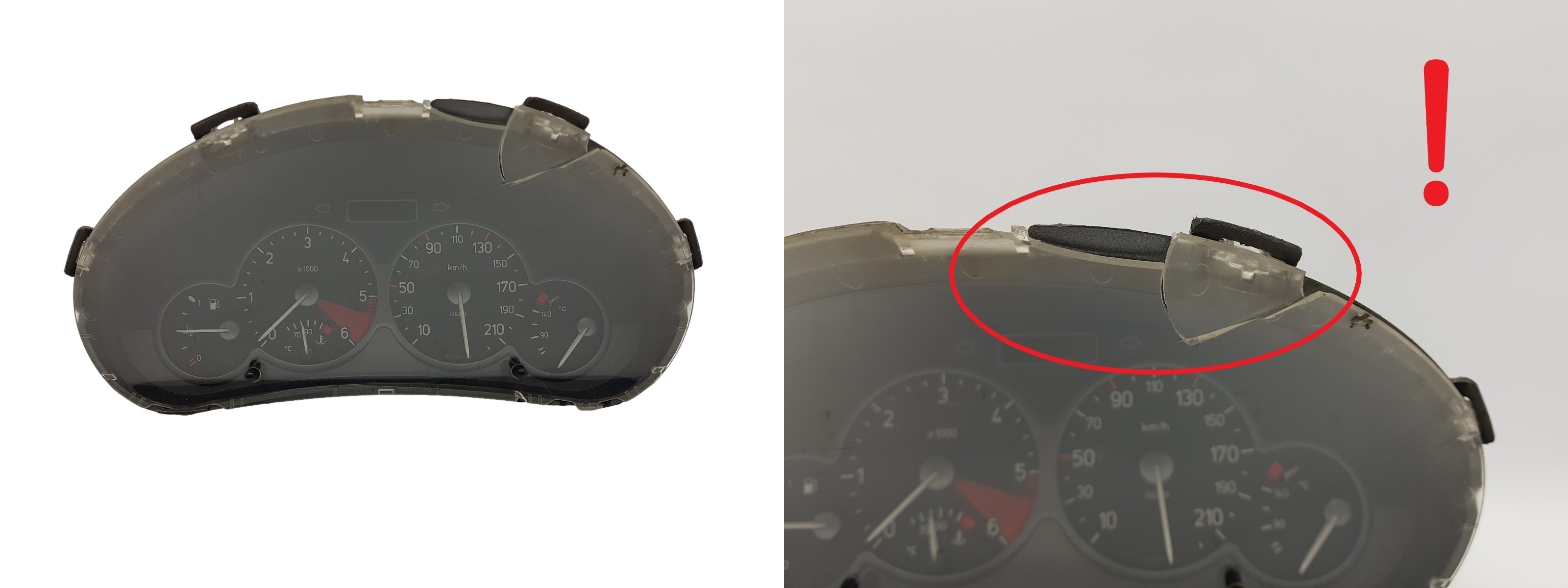 Speedometer/Instrument Cluster Peugeot 206 9645097080 main product photo