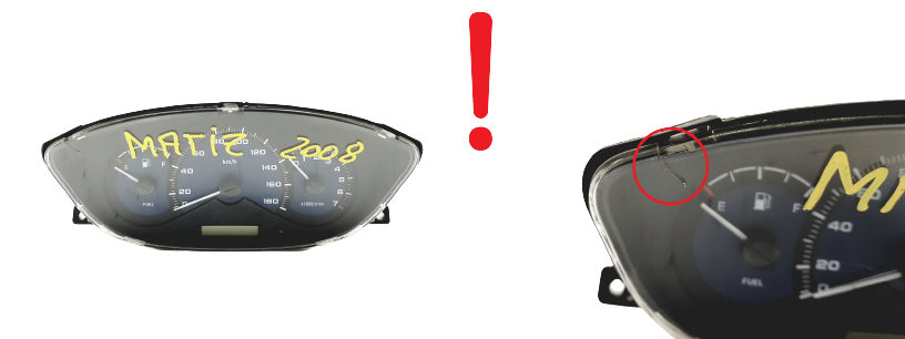 Speedometer/Instrument Cluster Chevrolet Matiz 96664161 48462 main product photo