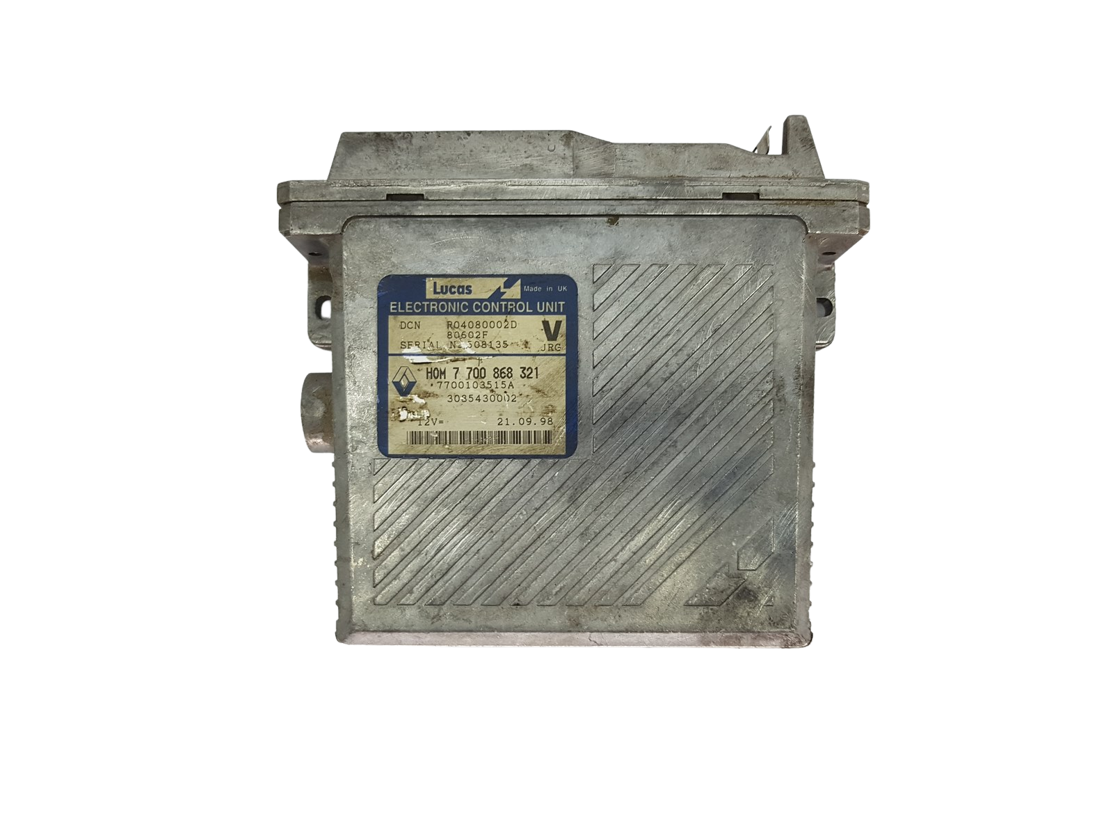 Control Unit 7700868321 7700103515A R0408002D 80602F Renault Lucas 17690 main product photo