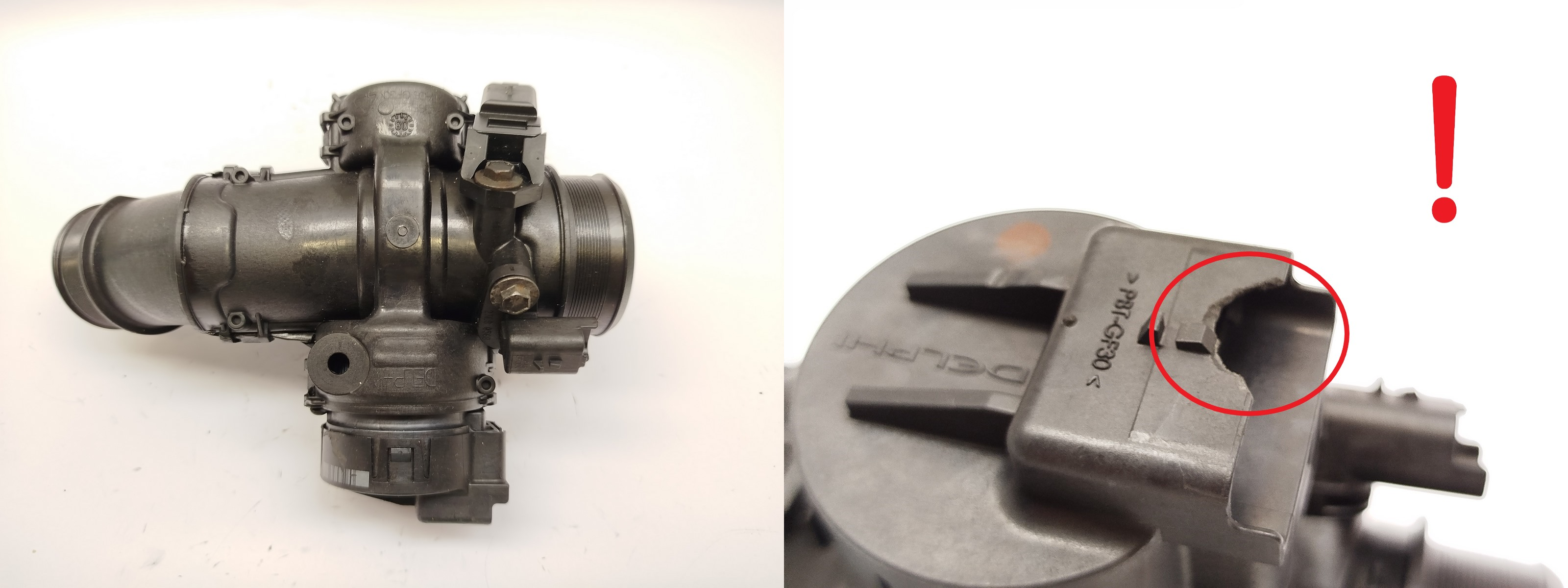 Throttle Body Valve 0345E7 25365223 1.6hdi Citroen Peugeot Delphi 5100 main product photo