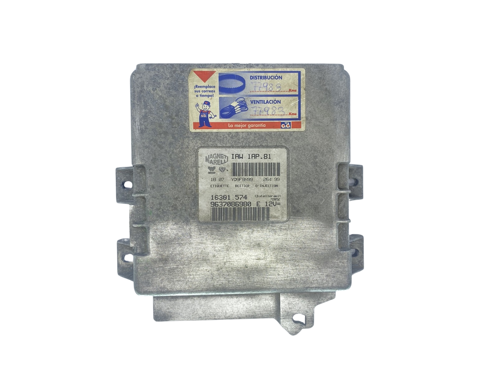 Control Unit 9637086980 16301.574 IAW1AP.81 PSA Magneti Marelli 62622 main product photo