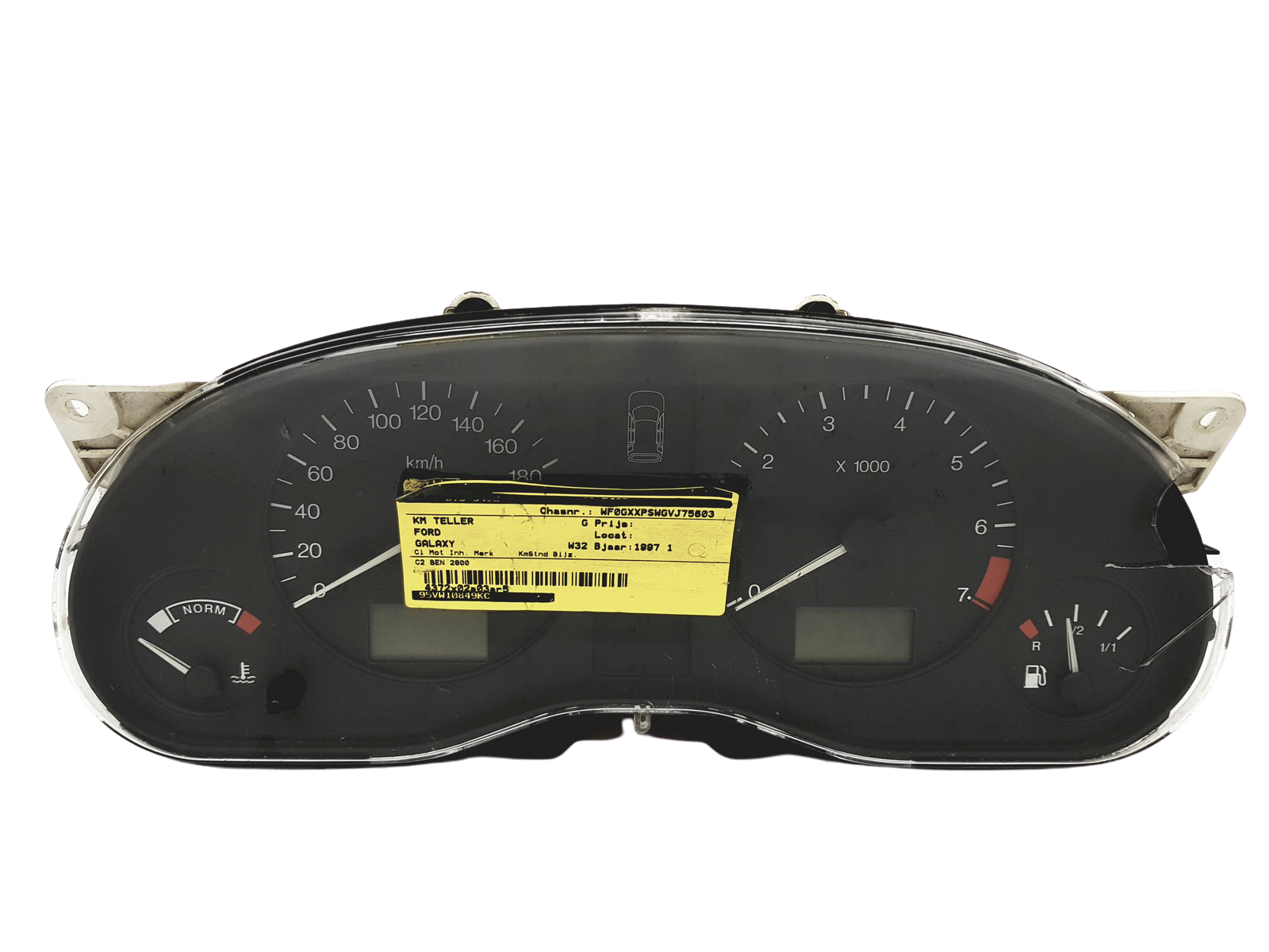 Speedometer/Instrument Cluster Galaxy Alhambra Sharan 7M0919881R AE main product photo