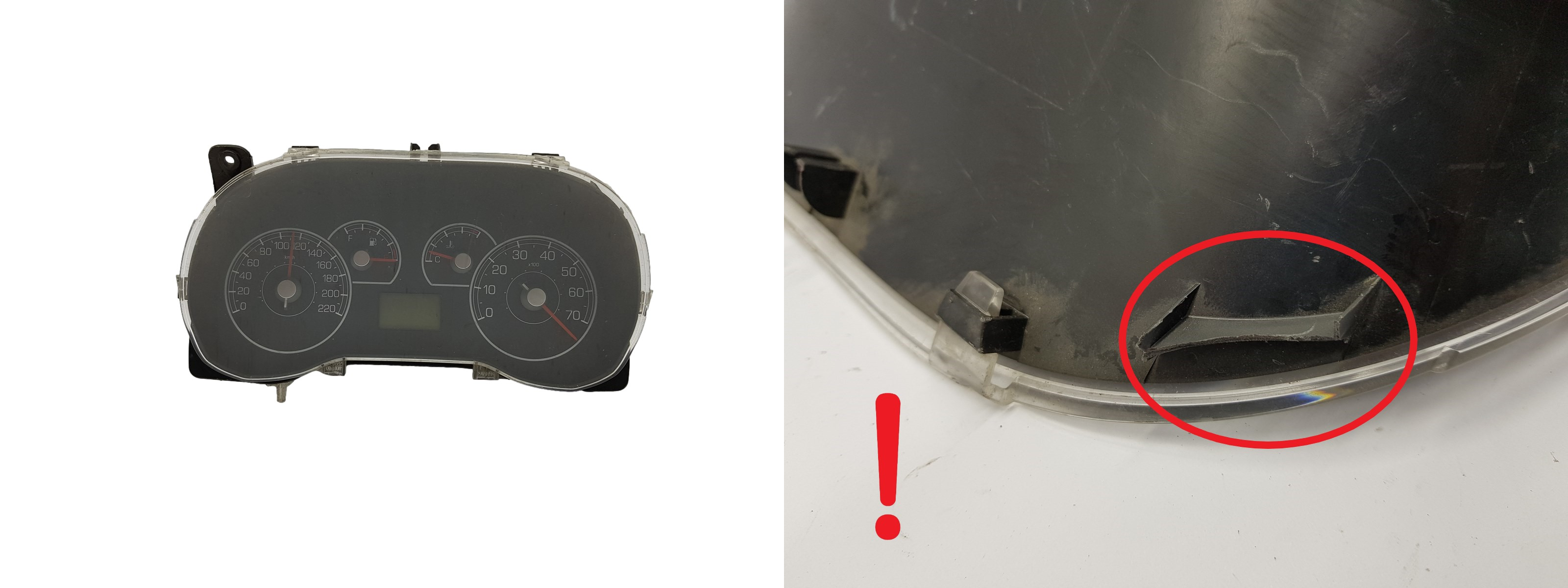 Speedometer/Instrument Cluster Fiat Grande Punto 5550011005 1068 main product photo