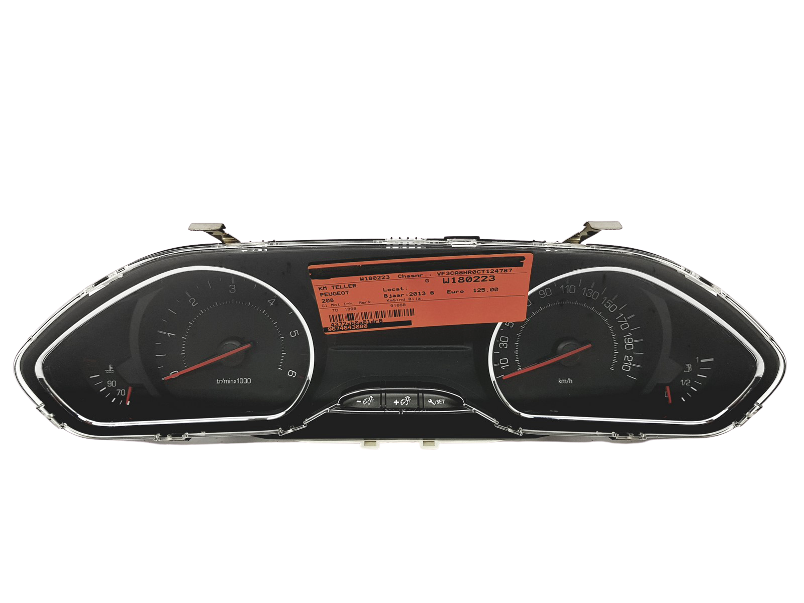 Speedometer/Instrument Cluster Peugeot 208 9674643080 G 32417 main product photo