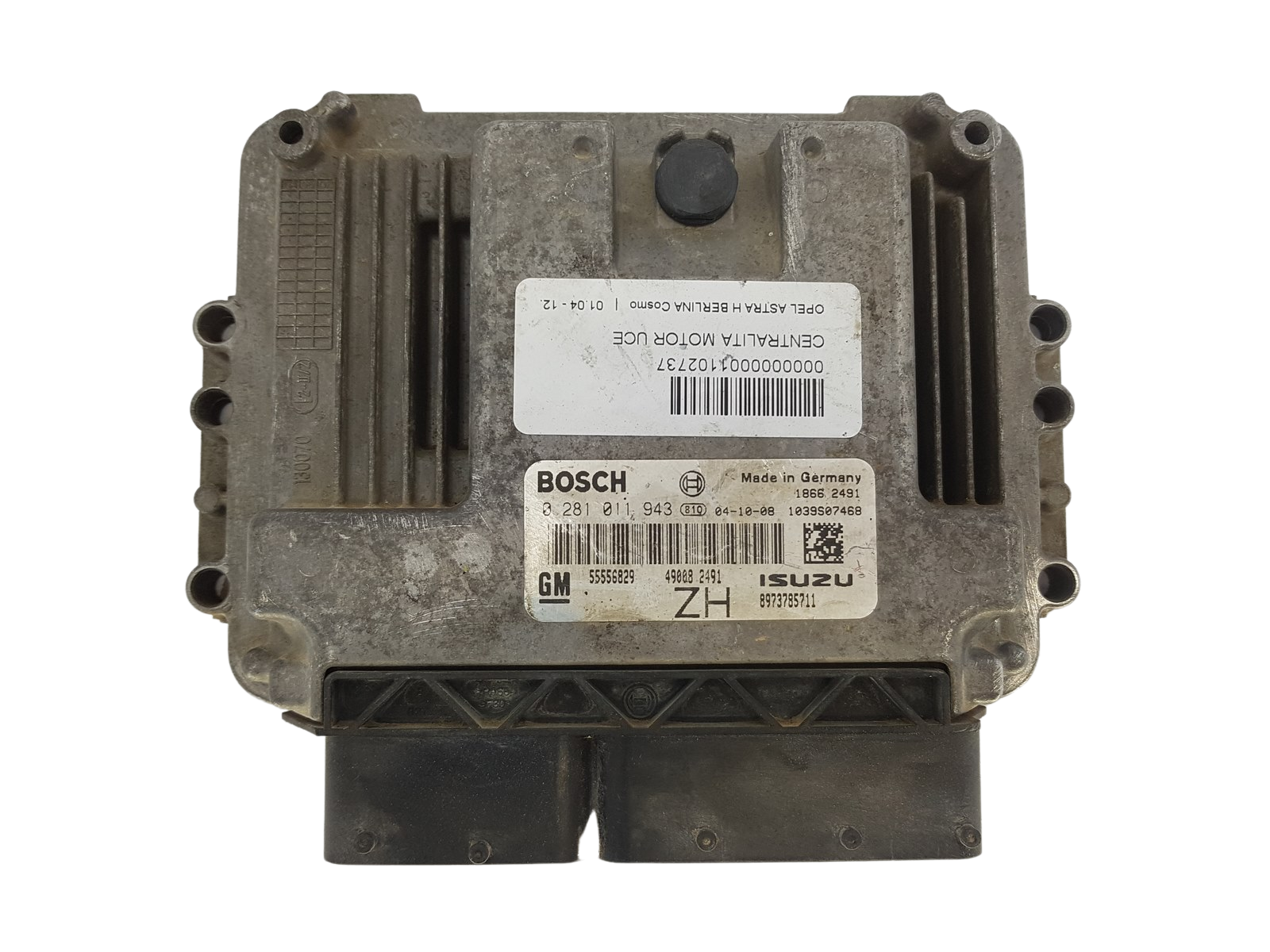 Control Unit Opel 0281011943 55556829 8973785711 Bosch GM Isuzu 1080 main product photo