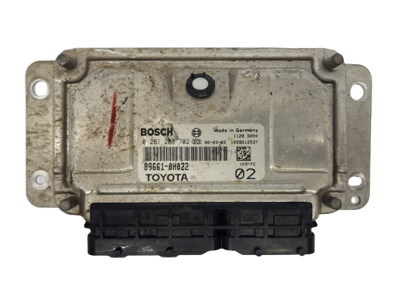 ECU Engine Control Unit Toyota 89661-0H022 0261208702 Bosch 19397 main product photo