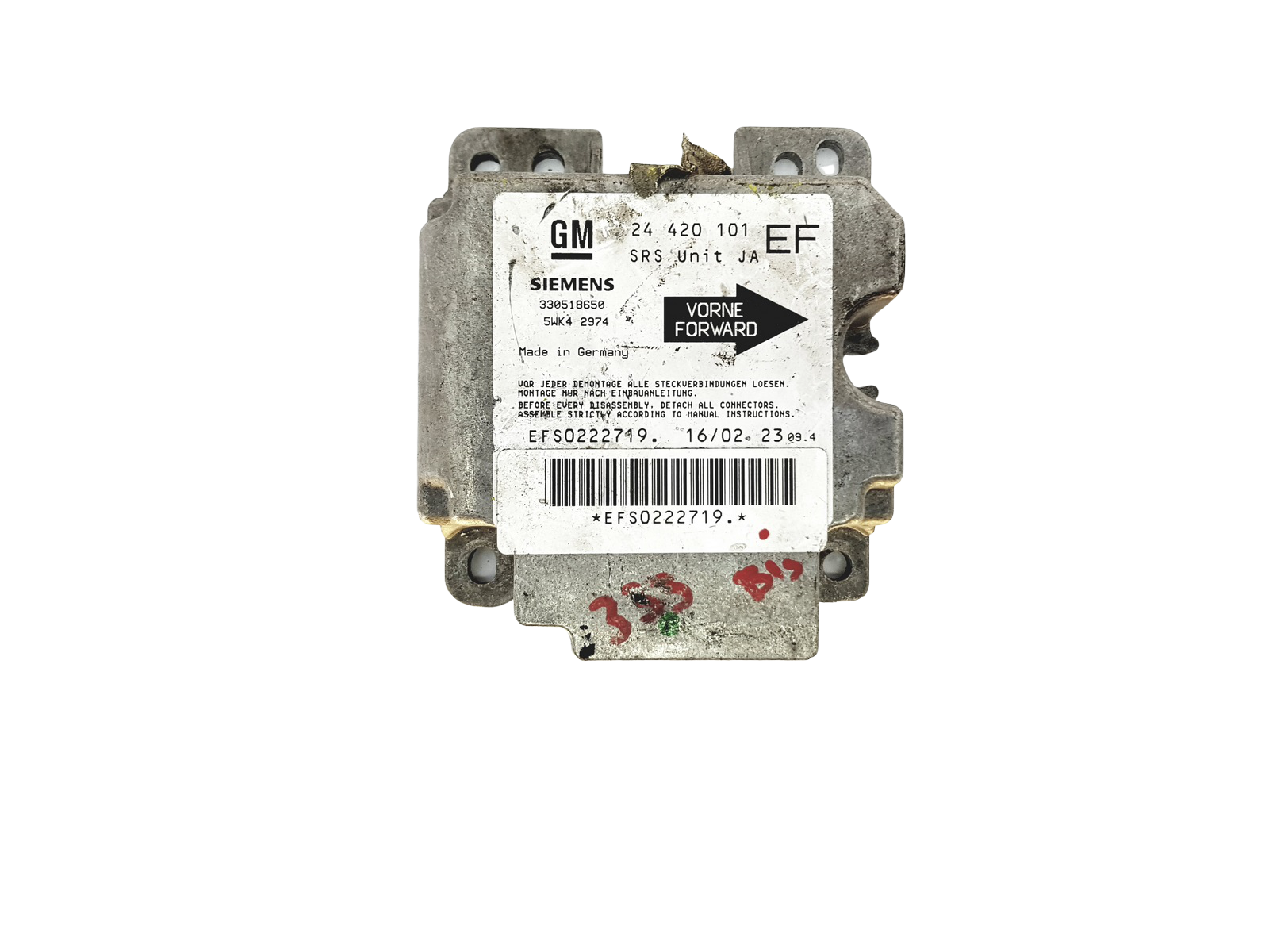 Control unit Module 24420101 5WK42974 Opel Siemens main product photo