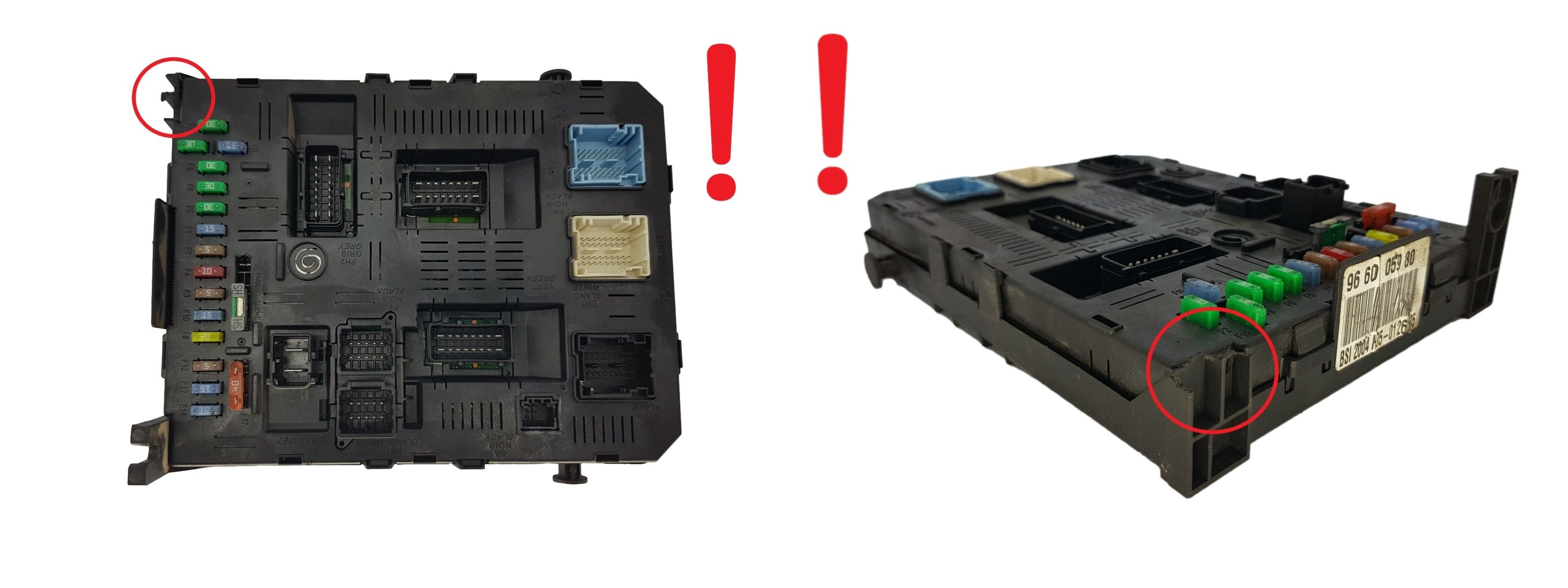 Control Unit BSI 2004 H05-01 9660105980 PSA Johnson Controls 1674 main product photo