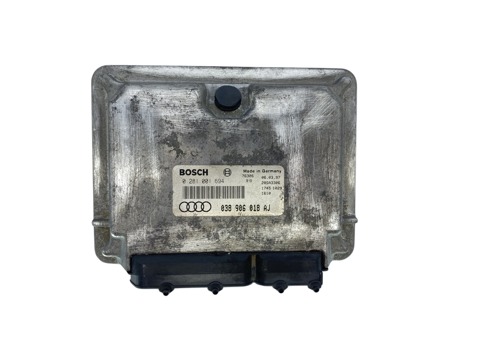 ECU Engine Control Unit 038906018AJ 0281001694 Audi Bosch 62928 main product photo