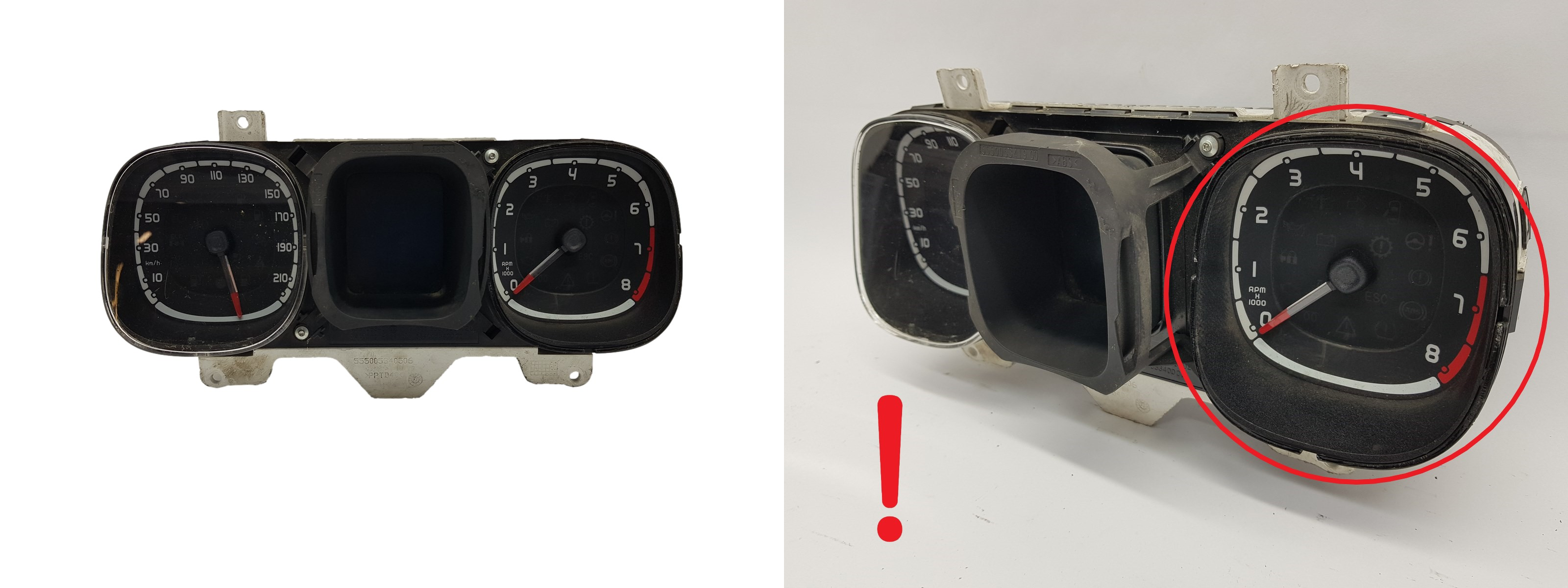 Speedometer/Instrument Cluster Fiat Panda 0887766550 1836 main product photo