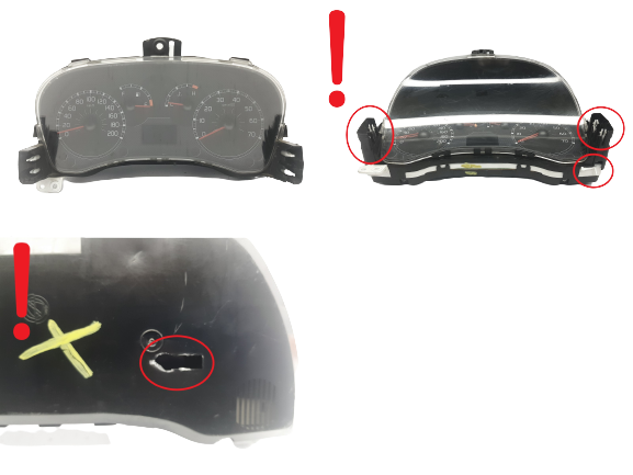 Speedometer/Instrument Cluster Fiat Panda 51711239 503000480900 48773 main product photo