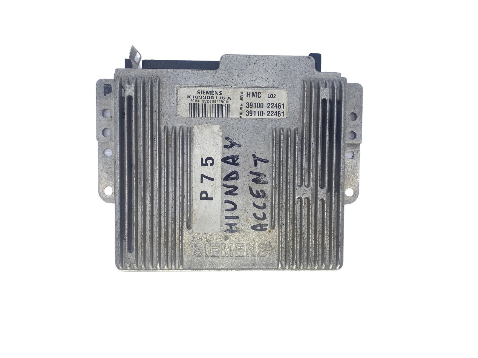 Control Unit Hyundai K103300115A 39100-22461 Siemens 56640 main product photo