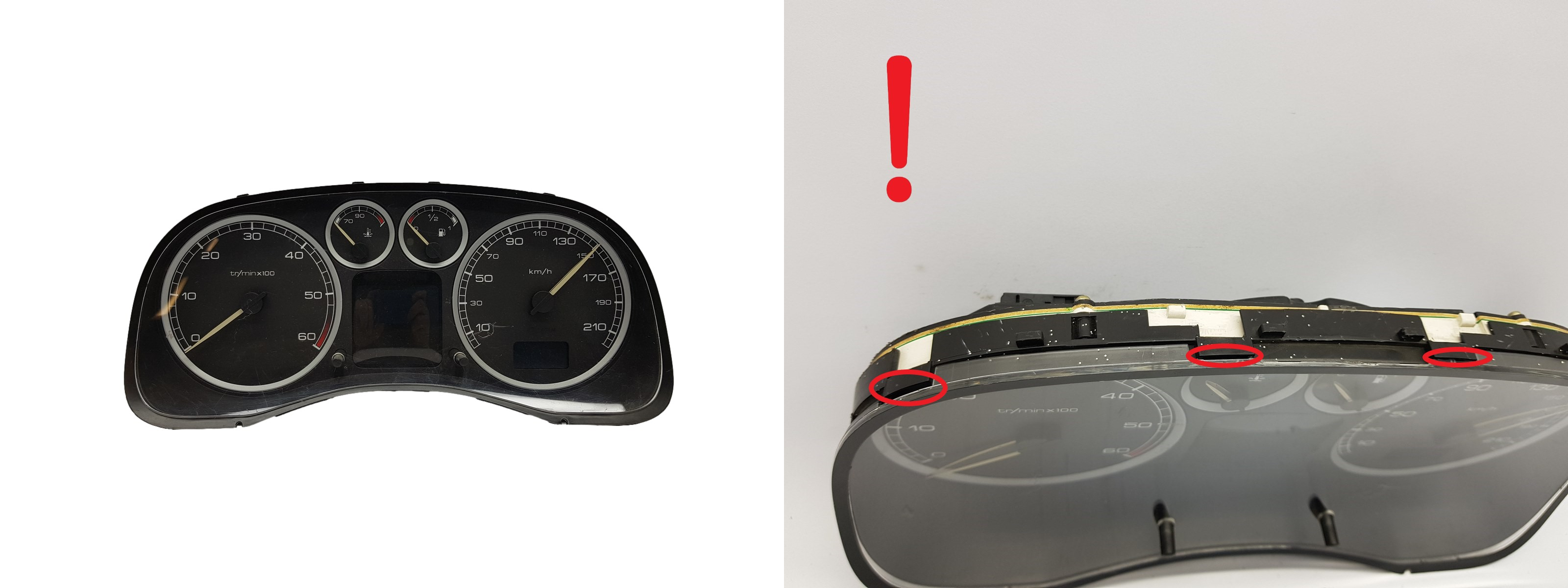 Speedometer/Instrument Cluster Peugeot 307 P9636708880 2968 main product photo