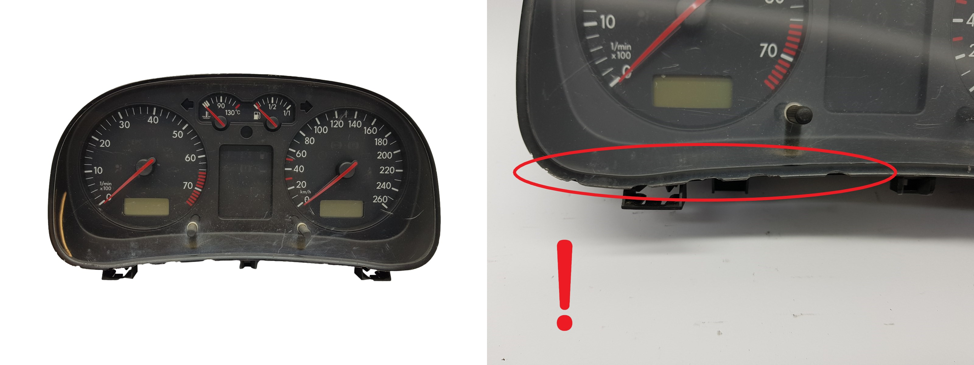 Speedometer/Instrument Cluster VW Golf MK4 1J0919860D 0263604000 2023 main product photo