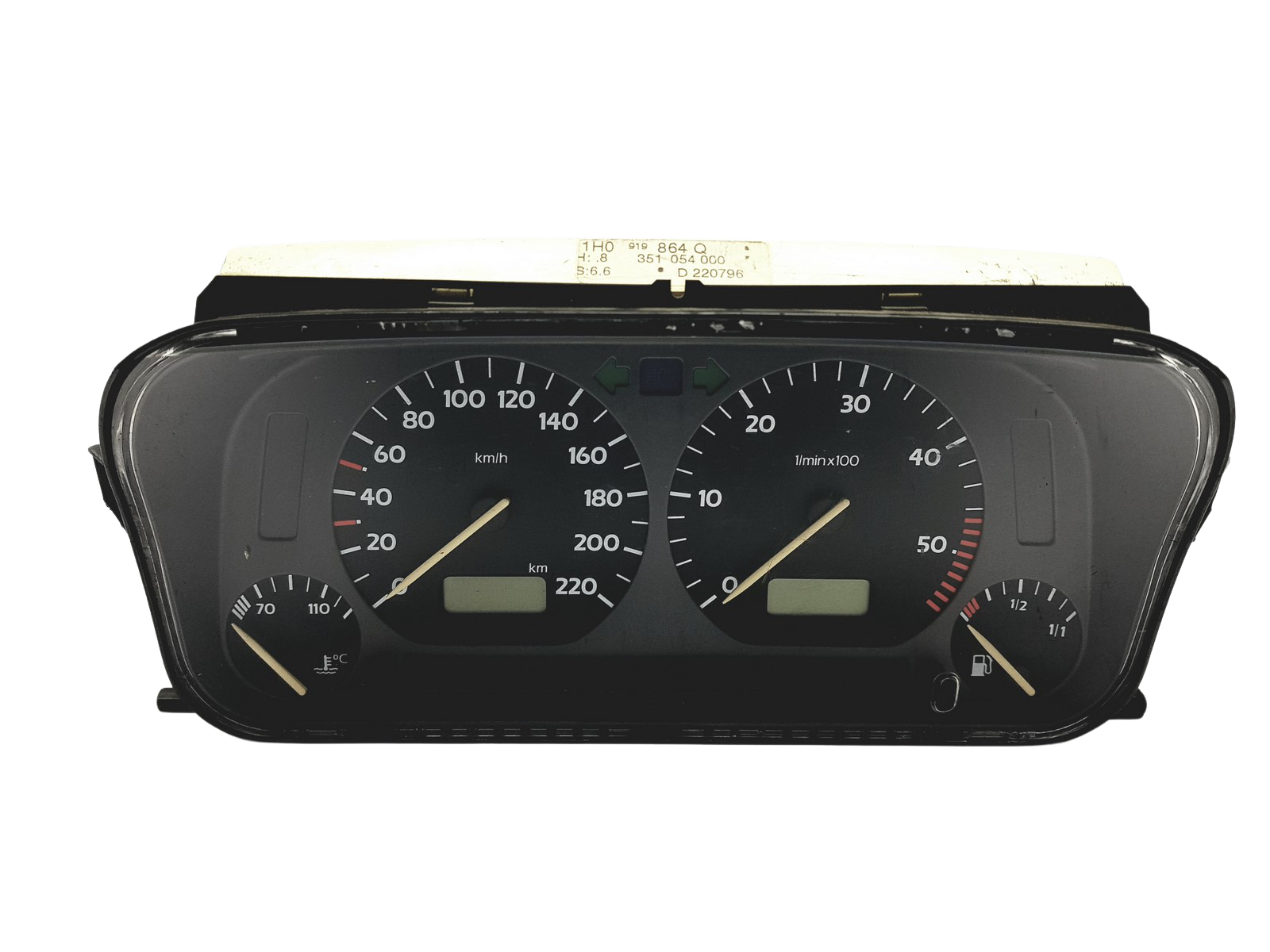 Speedometer/Instrument Cluster VW Golf 3 1H0919864Q 351054000 48701 main product photo