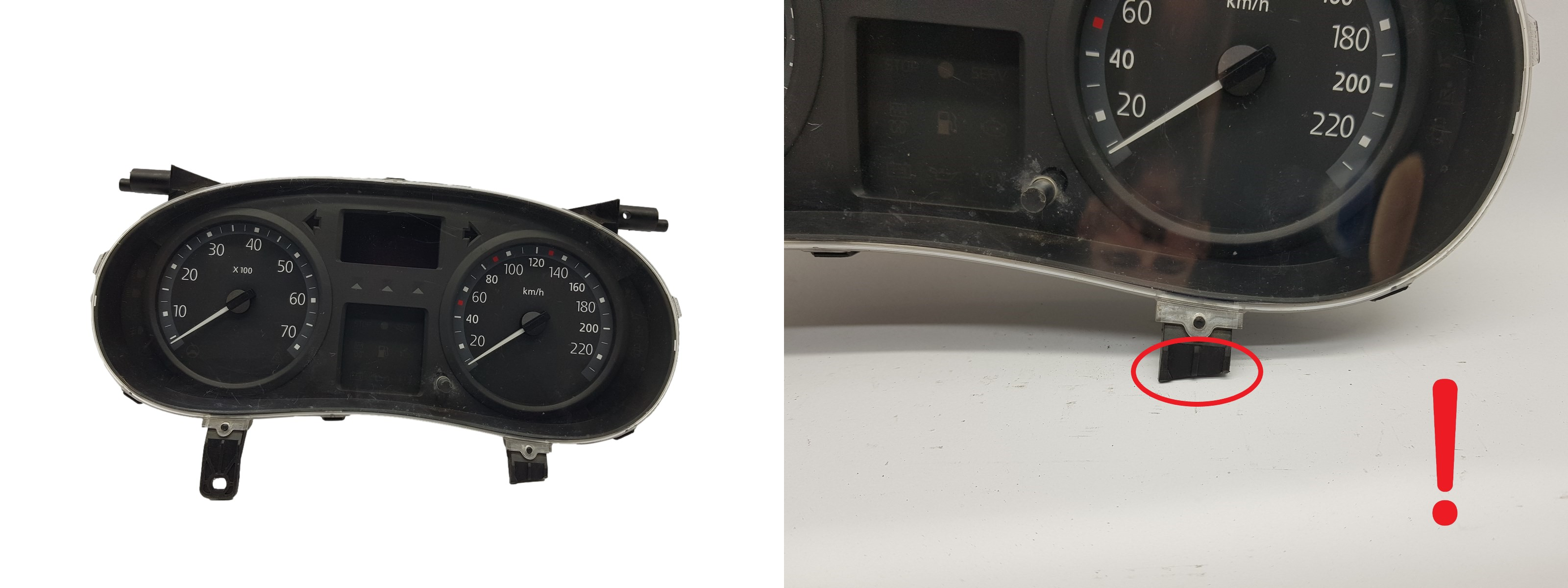 Speedometer/Instrument Cluster Renault Clio 2 8200276525 A 1797 main product photo