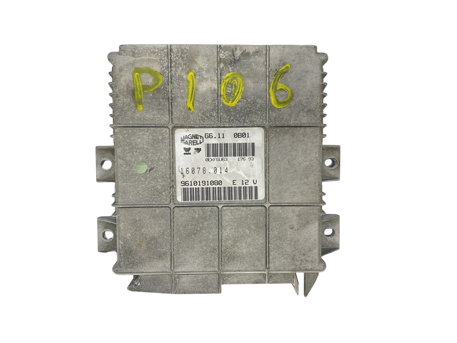 Control Unit 9610191080 G6.11 0B01 16078.014 PSA Magneti Marelli 56871 main product photo