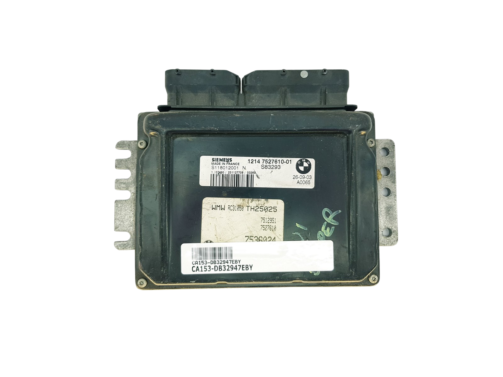 Control Unit Mini 1214 7527610-01 S118012001N Siemens 32947 main product photo
