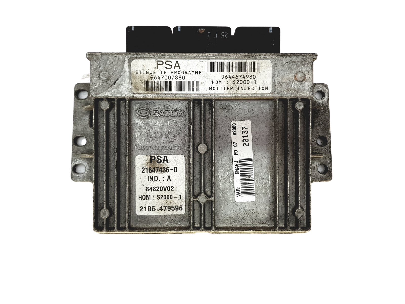 Control Unit 9647007880 9644674980 21647436-0 PSA Sagem 27618 main product photo