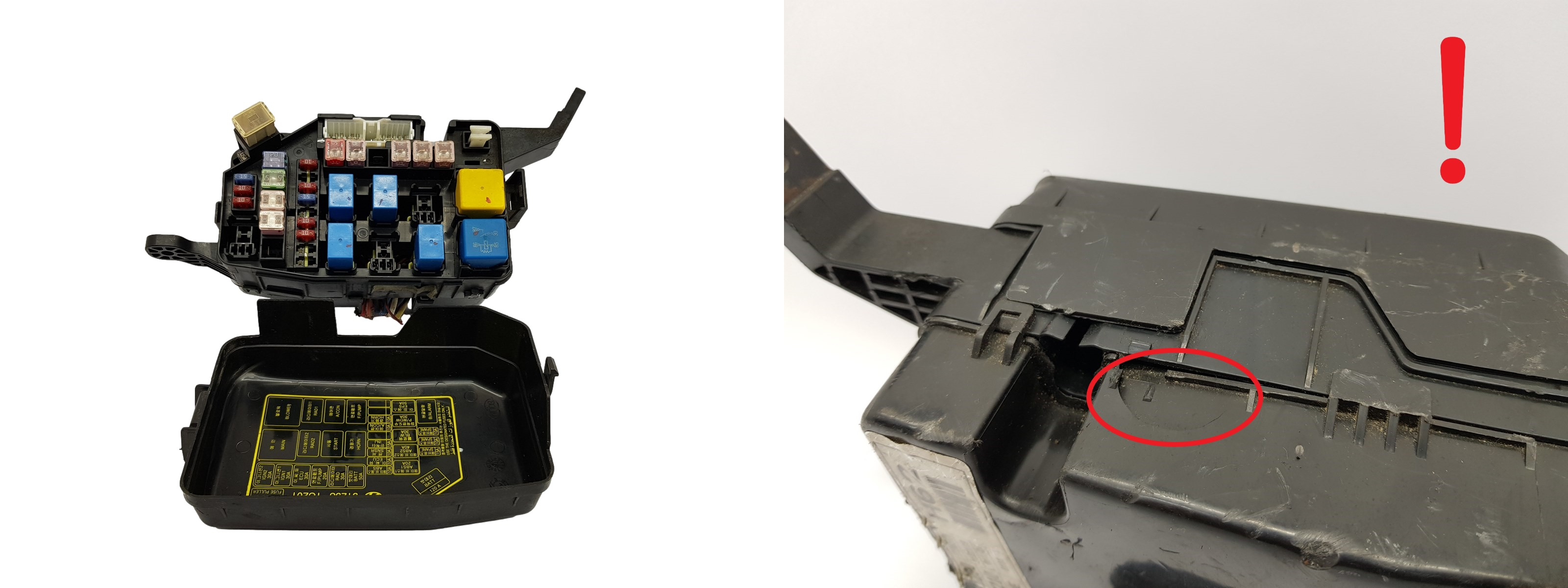 Fuse Box Hyundai 91290-1C210 H62 main product photo