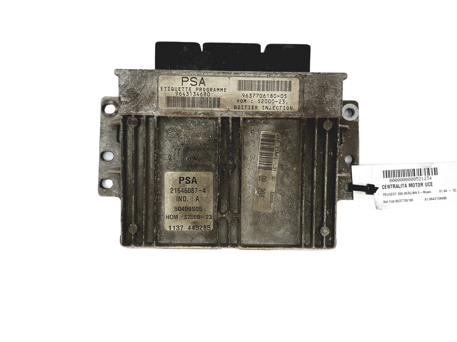 Control Unit 9643134680 9637706180-05 21646087-4 PSA Sagem 24126 main product photo