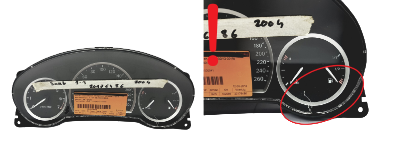 Speedometer/Instrument Cluster Saab 9-3 P12756234 7553389 53347 main product photo