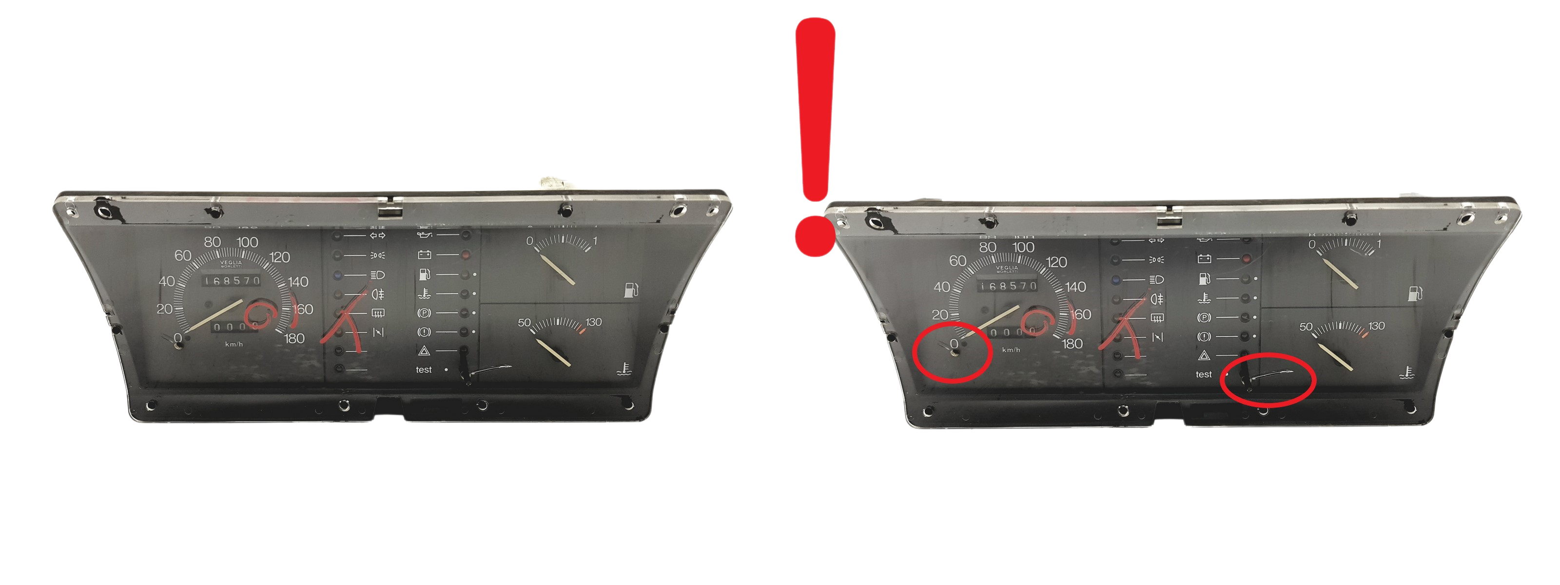 Speedometer/Instrument Cluster Lancia Y10 5983140 6041570040 59042 main product photo