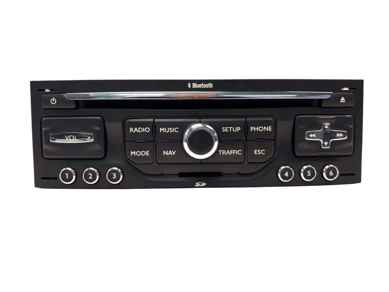 Radio CD Player BT NAVI SD Peugeot 96661984XT Harman Becker main product photo