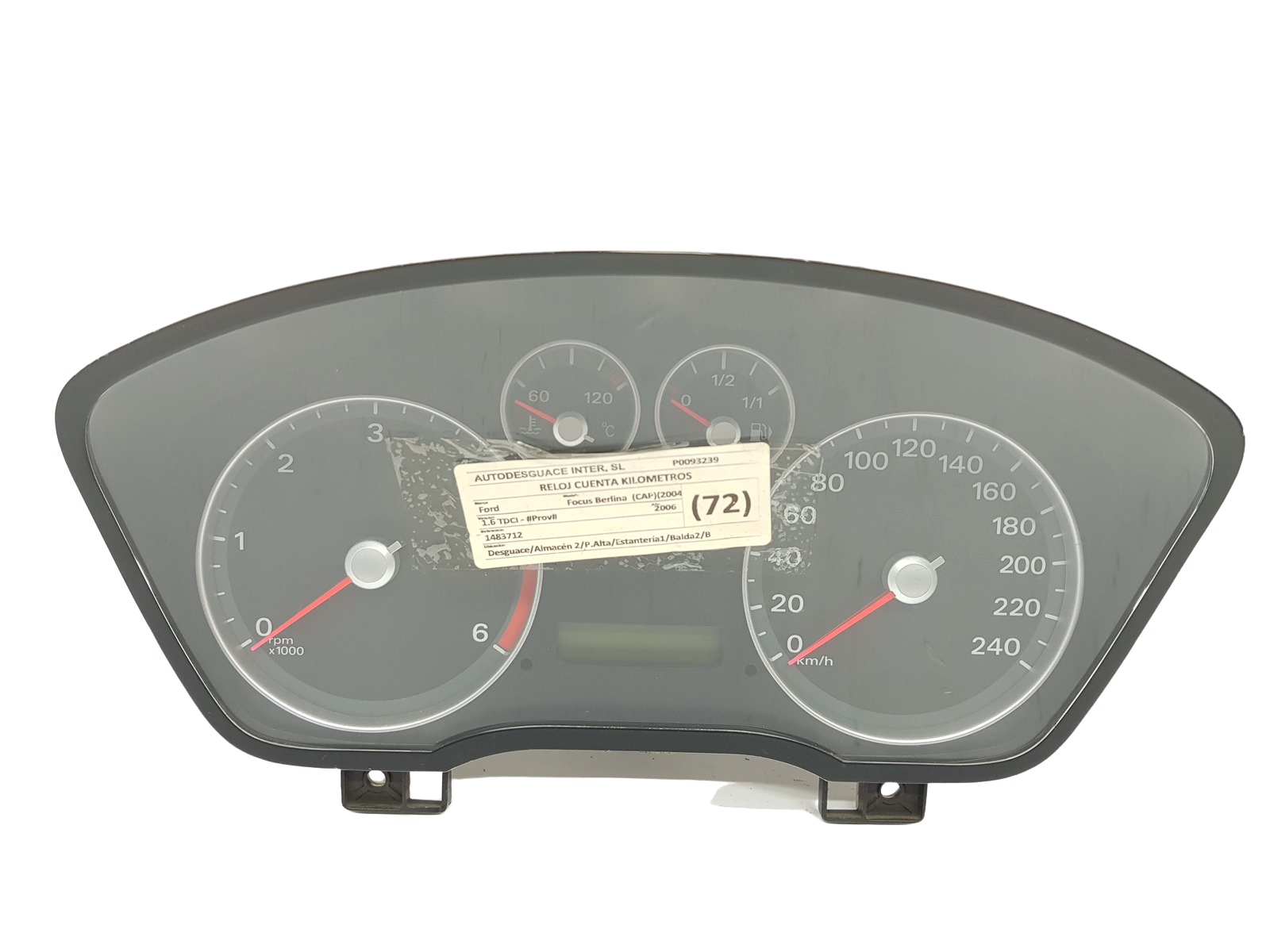 Speedometer/Instrument Cluster Ford Focus C-MAX 4M5T-10849-GP 27078 main product photo