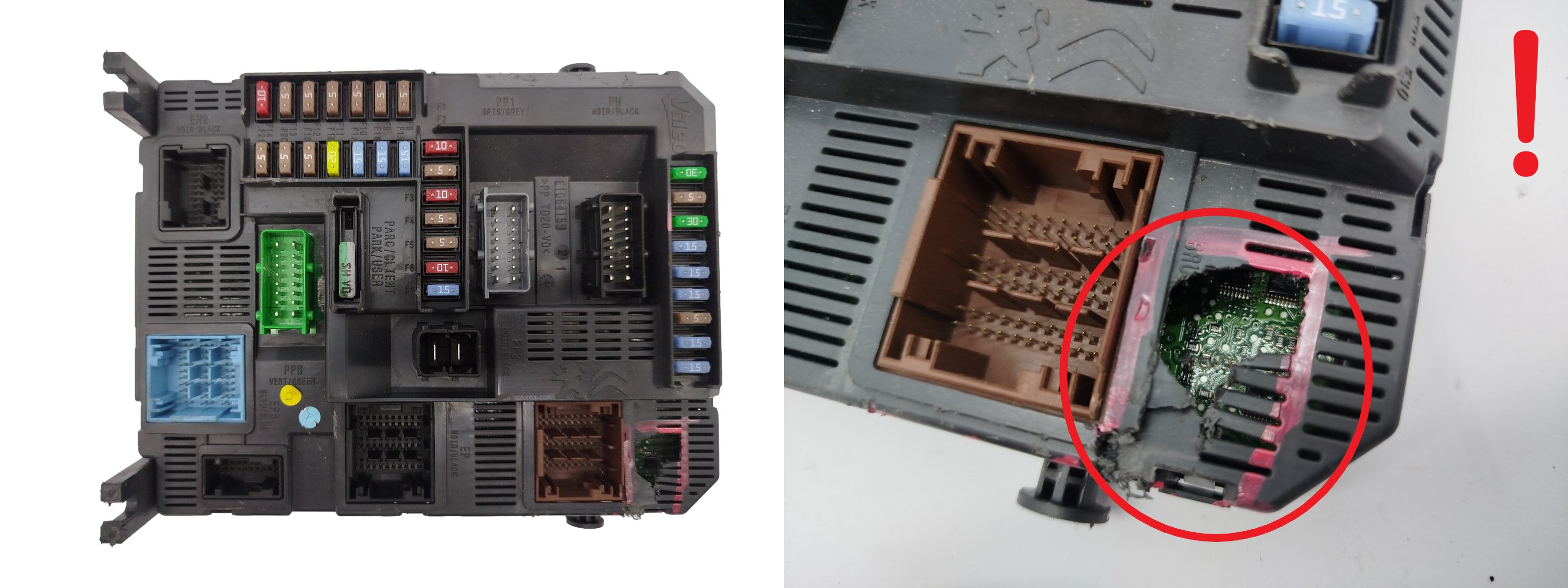 Control Unit BSI Citroen Peugeot N03 9678355980 Valeo main product photo