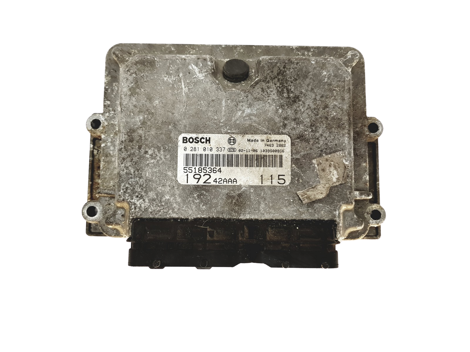 ECU Engine Control Unit Fiat 55185364 0281010337 Bosch 28137 main product photo