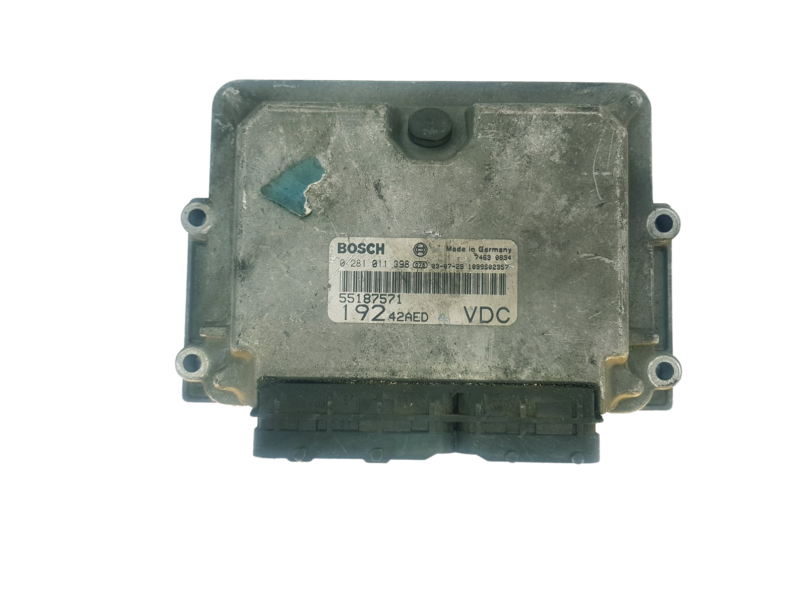 Control Unit 55187571 0281011398 Fiat Bosch 33416 main product photo