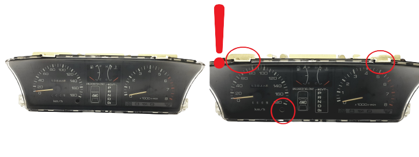 Speedometer/Instrument Cluster Subaru Justy 785094041 774-330 Yazaki 55735 main product photo