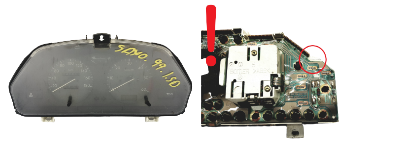 Speedometer/Instrument Cluster Citroen Saxo 9627933580 09028029908 54509 main product photo