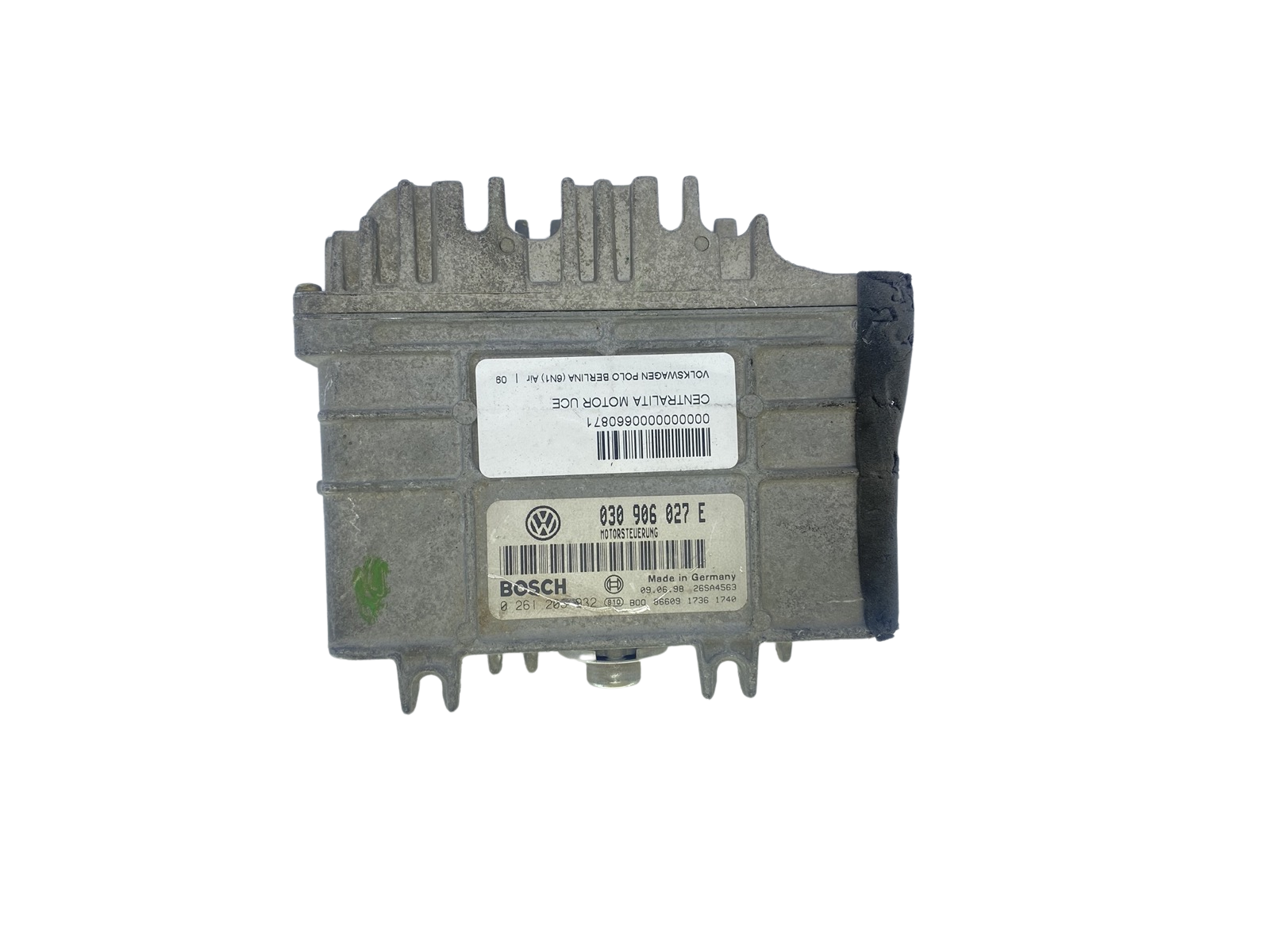 Control Unit VW 030906027E 0261203932 Bosch 60285 main product photo