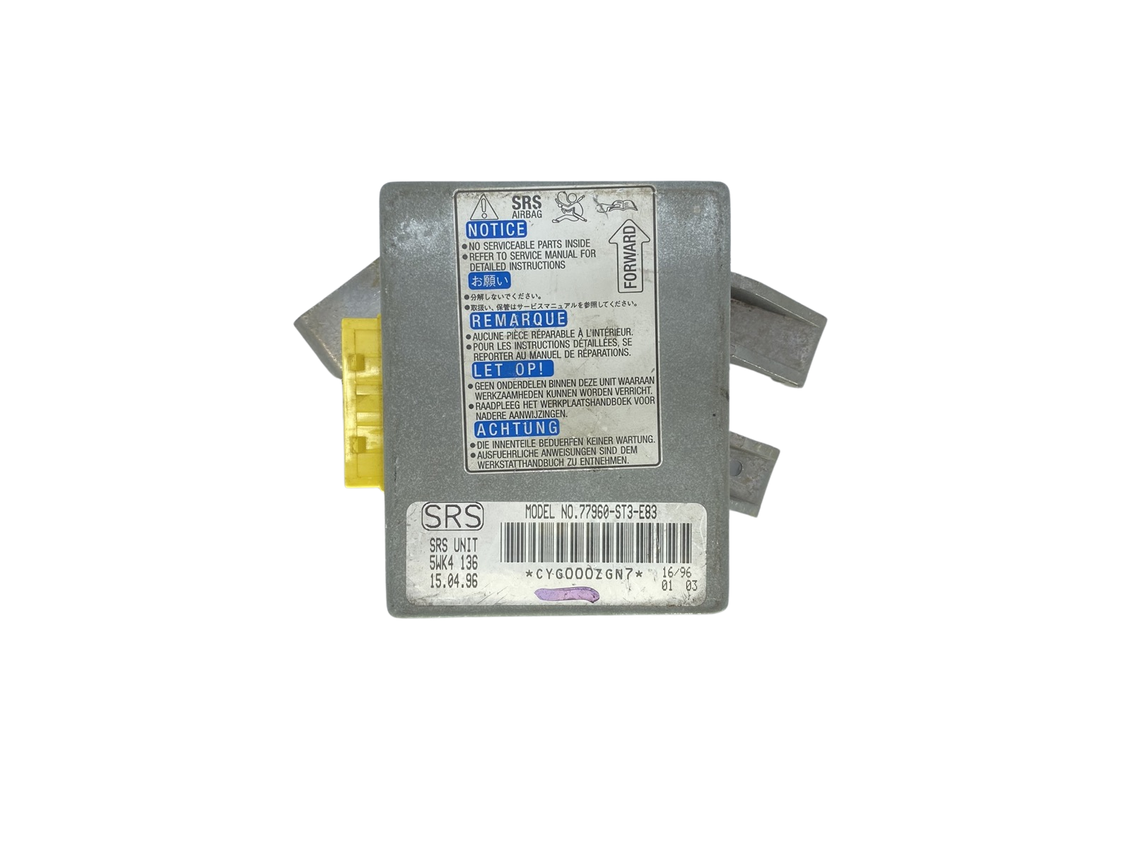 Control unit Module 77960-ST3-E83 5WK4136 Honda main product photo