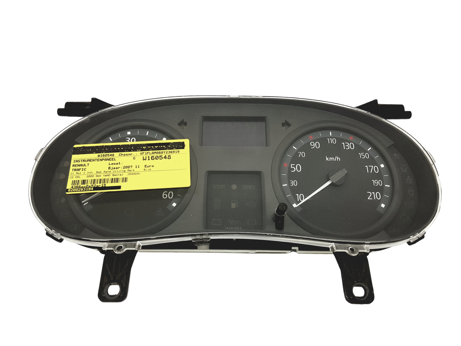Speedometer/Instrument Cluster Renault Trafic 8200283194 D 44762 main product photo