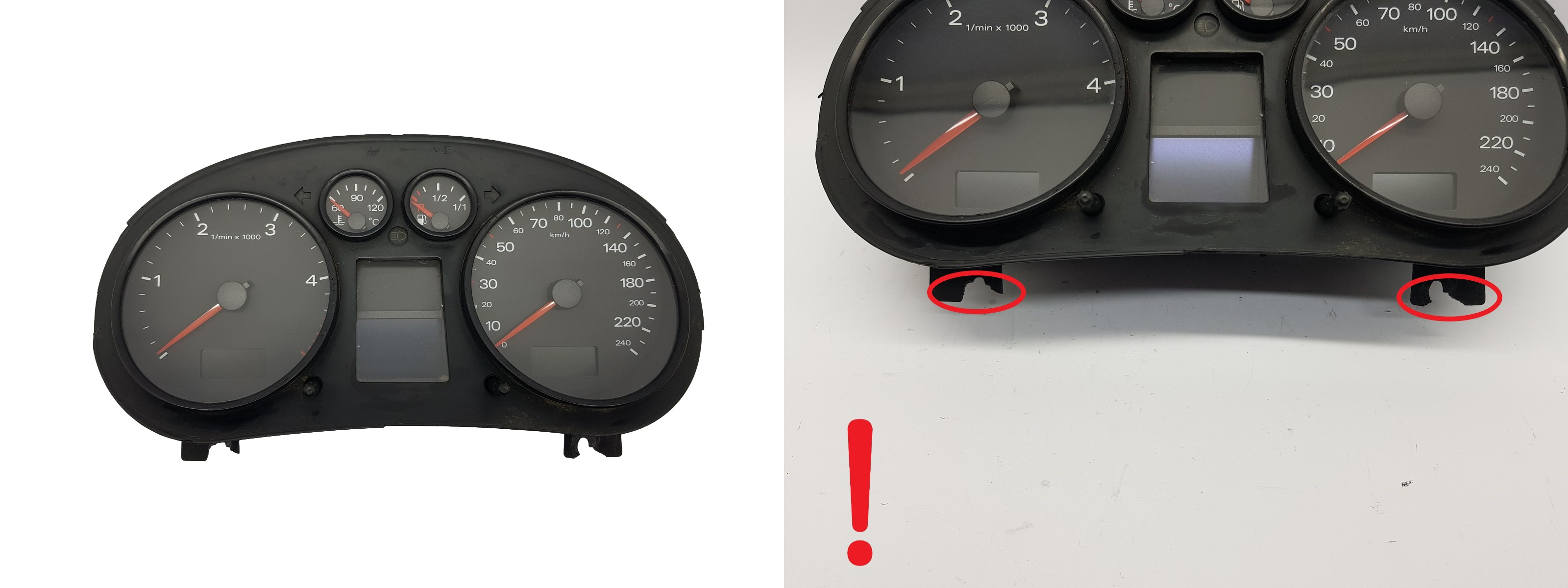 Speedometer/Instrument Cluster Audi A2 8Z0920900 3372 main product photo