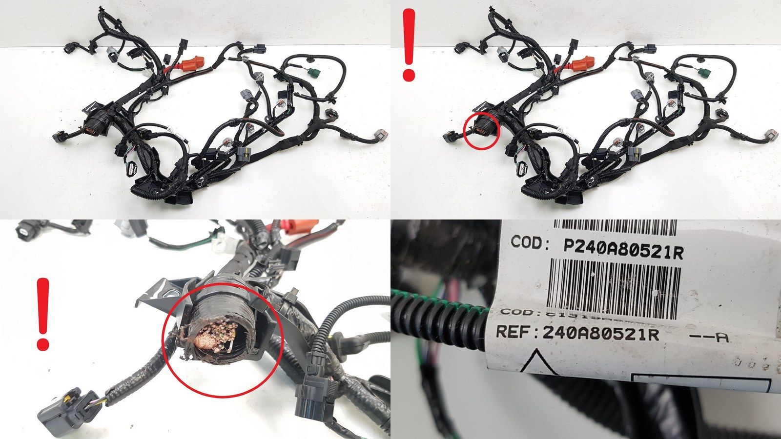 Engine Wiring Harness 240A80521R 1.0 TCe H4DE470 Renault Dacia 0km main product photo