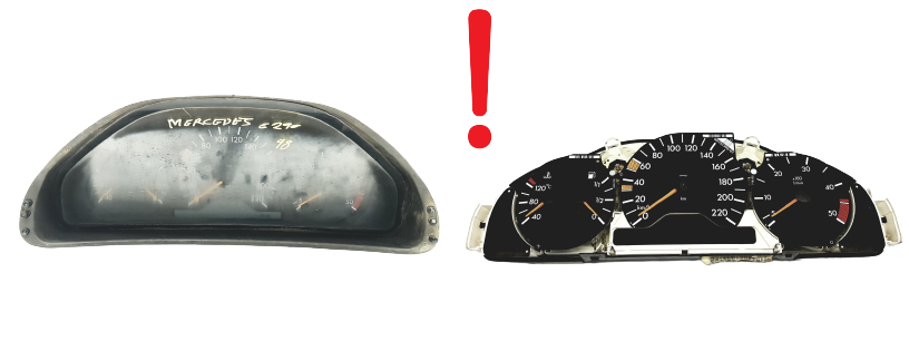Speedometer/Instrument Cluster Mercedes E W210 2105403648 VDO main product photo