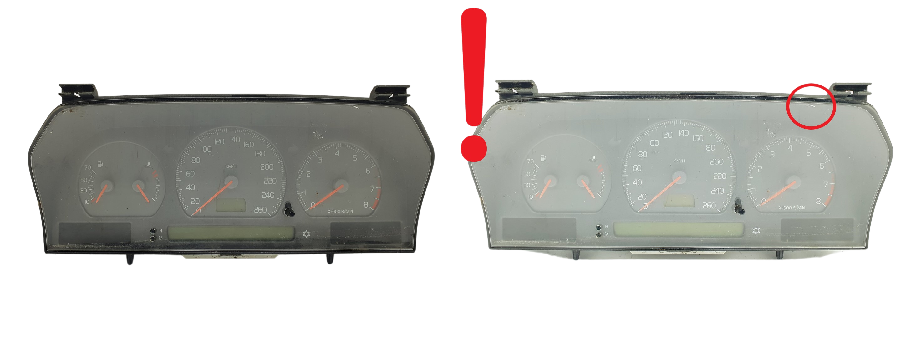 Speedometer/Instrument Cluster Volvo V70 S70 9148926 69794-660T 60936 main product photo