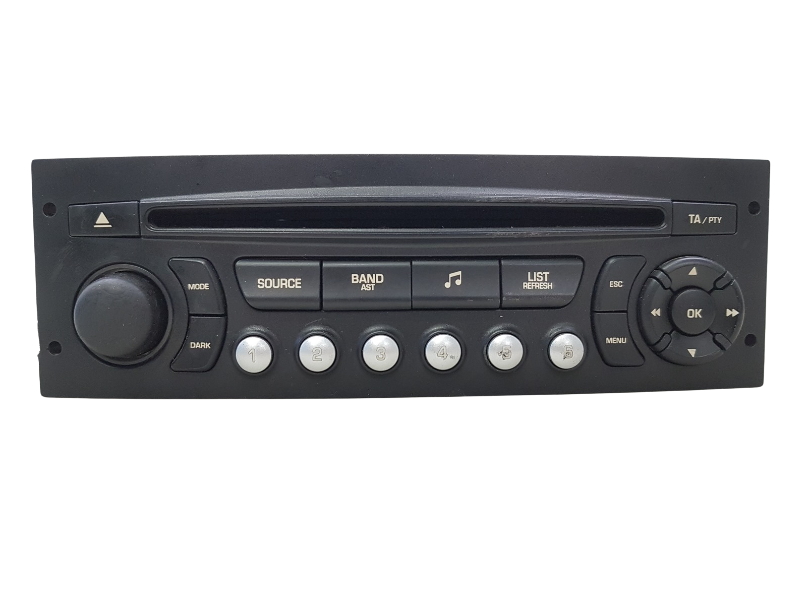 Radio CD Player Citroen Peugeot 96662669XT PSARCD441-70 Continental 1181 main product photo
